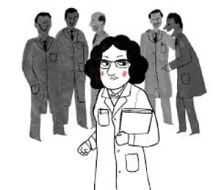 Image représentant des livres sur des femmes scientifiques